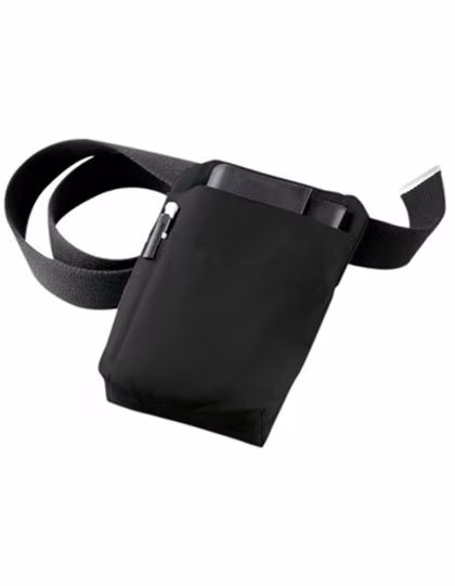 Exner Sac Banane avec Porte-Stylo, Collection Restauration, Black 15.5 x 24 cm, EX118