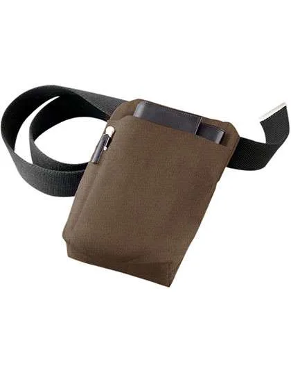 Exner Gürteltasche mit Kugelschreiberhalter, Gastronomie-Kollektion, Toffee 15.5 x 24 cm, EX118
