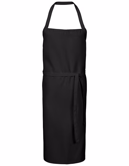 Exner Latzschürze Basic 100% Polyester, Black 100 x 80 cm, EX1394
