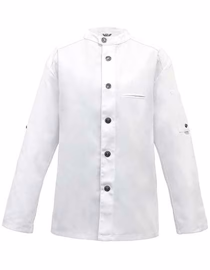 Exner Veste de Cuisine Style Biker avec Poche Manche, White XXL, EX225
