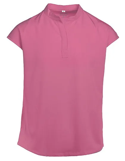 Exner Blusenkasack mit Stehkragen für Damen, Hot Pink 5XL, EX239