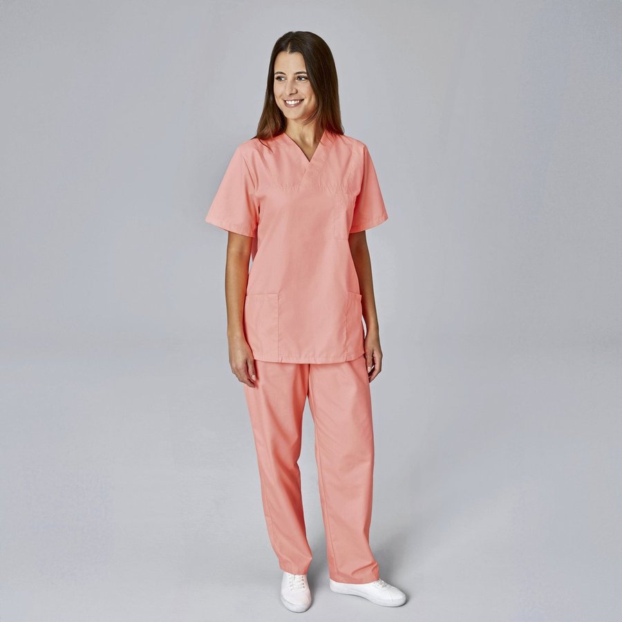 Exner Schlupfkasack mit V-Ausschnitt, Hot Pink XL, EX273