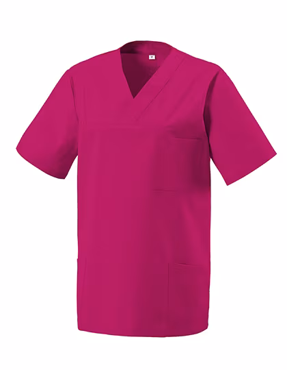 Exner Schlupfkasack mit V-Ausschnitt, Hot Pink XL, EX273
