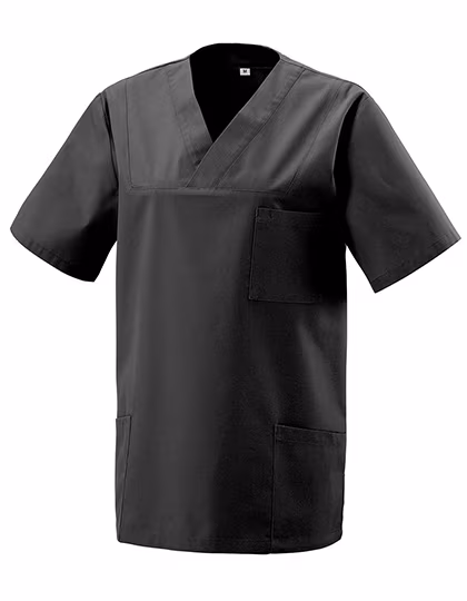 Exner Schlupfkasack mit V-Ausschnitt, Black XS, EX273