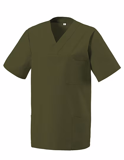 Exner Schlupfkasack mit V-Ausschnitt, Olive 4XL, EX273