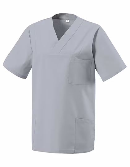 Exner Slip-On Tunic with V-Neck, Silver Grey XXL, EX273