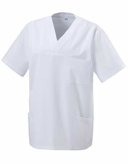 Exner Tunique Enfilable avec Col V, White XS, EX273