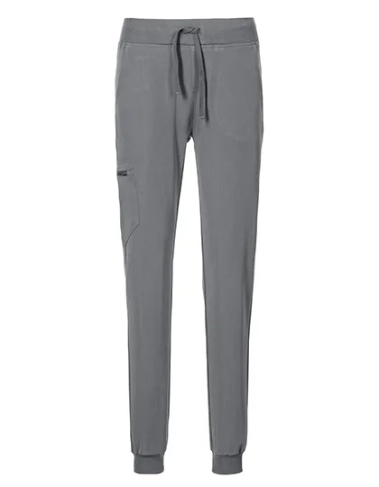 Exner Comfortable Slip-On Trousers with Pockets and Elastic Waistband, Graphite XL, EX332