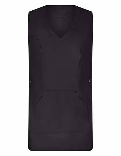Exner Throw-Over Apron Soft-Touch V-Neck, Lemon Green I (36-42), EX347