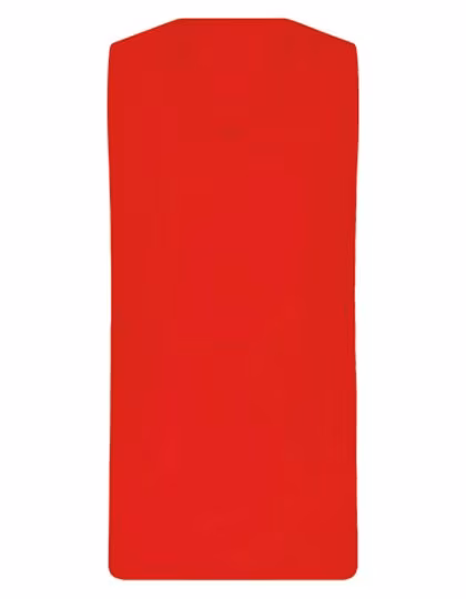 Exner Grembiule Soft-Touch con Scollo a V, Red I (36-42), EX347