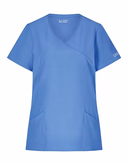 Exner Sportsline Damen-Kasack. Slim Fit Light Blue XXL (EX702), EX702