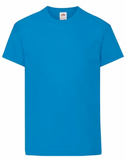 Fruit of the Loom T-Shirt 100% Coton, Col Rond pour Enfant, White 104, F110K