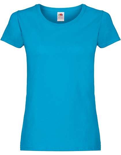 Fruit of the Loom T-Shirt con Slim Fit da Donna, Light Graphite (Solid) L, F111