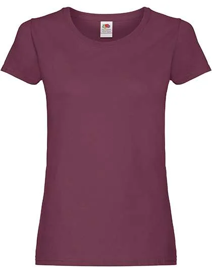Fruit of the Loom Ladies´ Original T Burgundy M (F111), F111