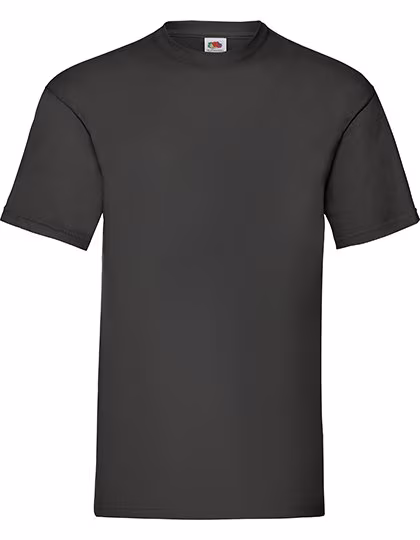 Fruit of the Loom T-Shirt Valueweight avec Col Rond, Black M, F140
