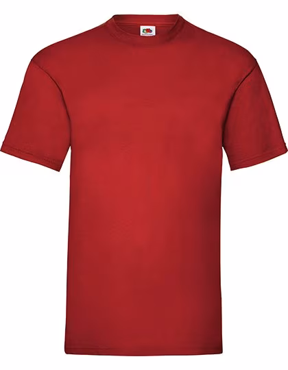 Fruit of the Loom Valueweight T-Shirt mit Rundhalsausschnitt, Brick Red 3XL, F140