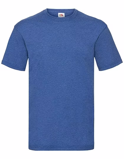 Fruit of the Loom Valueweight T-Shirt mit Rundhalsausschnitt, Retro Heather Royal XXL, F140