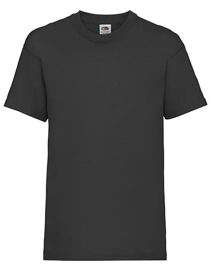 Fruit of the Loom Kids´ Valueweight T Black 116 (F140K), F140K