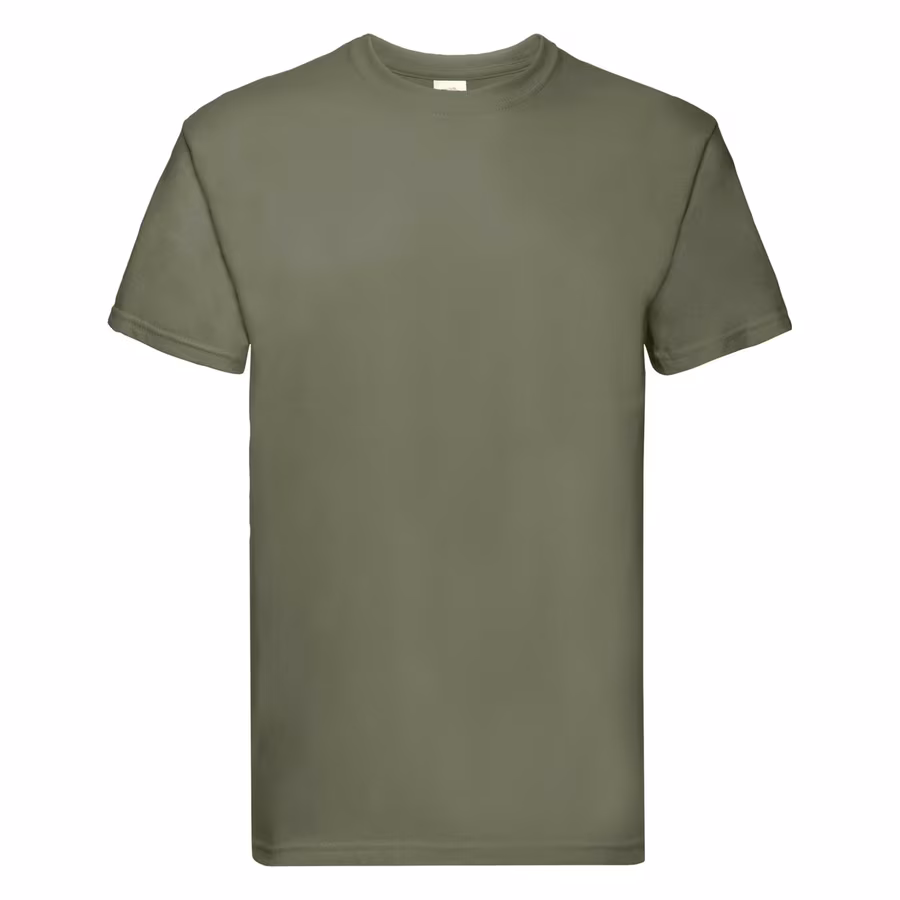 Fruit of the Loom Super Premium T-Shirt aus Baumwolle, Light Graphite (Solid) M, F181