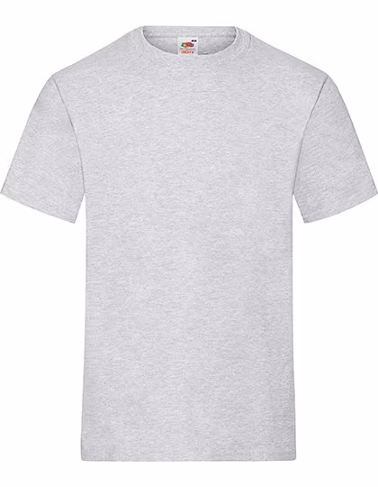Fruit of the Loom Heavy Cotton T-Shirt mit Rundhalsausschnitt, Heather Grey 3XL, F182