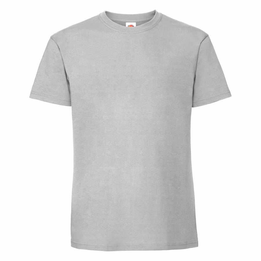 Fruit of the Loom Ikonisches Rundhals-T-Shirt aus Baumwolle, Azure Blue S, F185