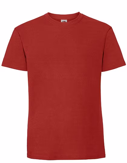 Fruit of the Loom Ikonisches Rundhals-T-Shirt aus Baumwolle, Red 3XL, F185