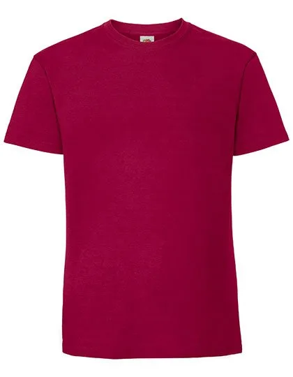Fruit of the Loom Iconic 195 T-Shirt aus Baumwolle für Kinder, Cranberry 128, F185K