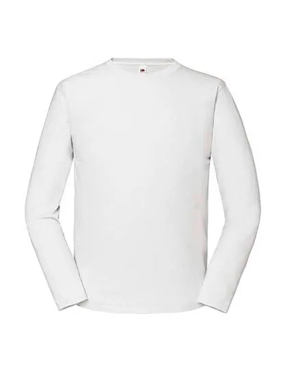 Fruit of the Loom Iconic Long-Sleeve T-Shirt 195 Cotton, White XS, F195