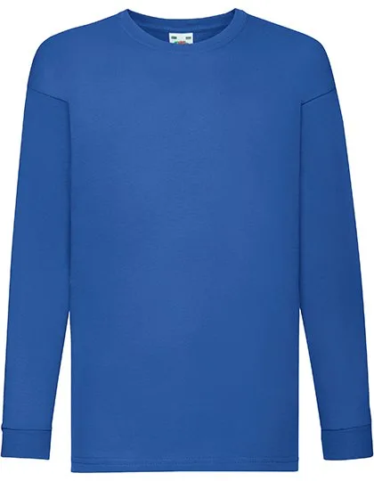 Fruit of the Loom Langarm T-Shirt 100% Baumwolle für Kinder in, 116 (F240K, F240K