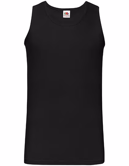 Fruit of the Loom Sleeveless Basic T-Shirt made of Cotton, White M, F260