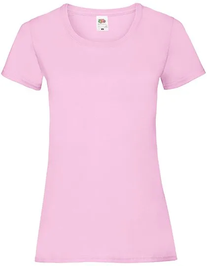 Fruit of the Loom T-Shirt mit Slim-Fit-Schnitt für Damen, Light Pink XL, F288N