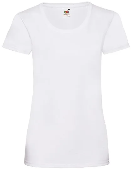 Fruit of the Loom T-Shirt mit Slim-Fit-Schnitt für Damen, White XS, F288N