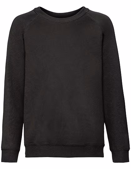 Fruit of the Loom Sweat-Shirt Raglan 80% Coton pour Enfant, Deep Navy 104, F304NK