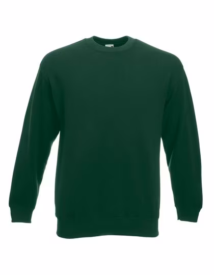 Fruit of the Loom Classic Set-in Sweatshirt Cotton-Polyester Blend, Bottle Green XXL, F324