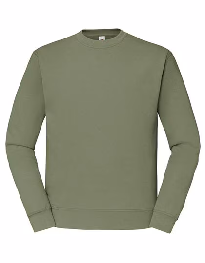 Fruit of the Loom Classic Set-in Sweatshirt Baumwoll-Polyester-Mix, Classic Olive S, F324