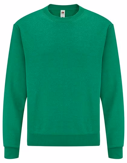 Fruit of the Loom Classic Set-in Felpa Misto Cotone-Poliestere, Heather Green XL, F324