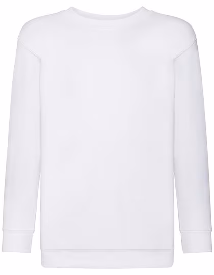 Fruit of the Loom Classic Set-In Felpa 280 g/m² per Bambini, White 104, F324NK