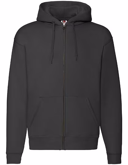 Fruit of the Loom Premium Hooded Sweat Jacket with Pockets, Classic Olive M, F401