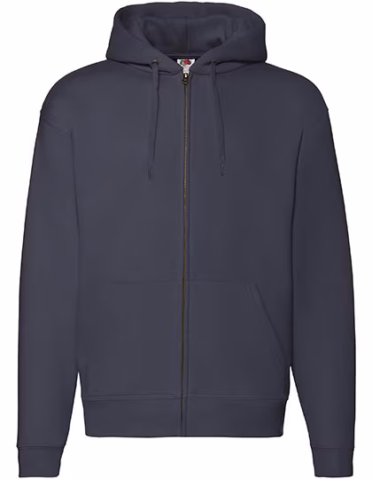 Fruit of the Loom Premium Hooded Sweat Jacket with Pockets, Deep Navy M, F401