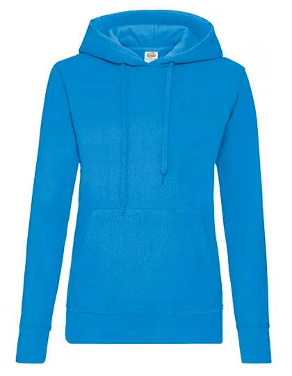 Fruit of the Loom Sweat à Capuche Slim Fit Mélange Coton pour Femme, Azure Blue XXL, F409