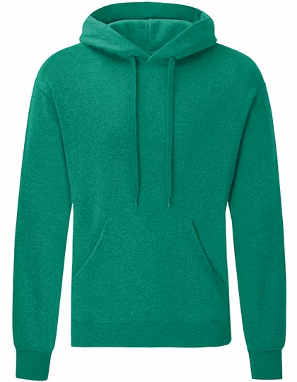 Fruit of the Loom Classic Kapuzenpullover mit Kängurutasche, Heather Green XL, F421