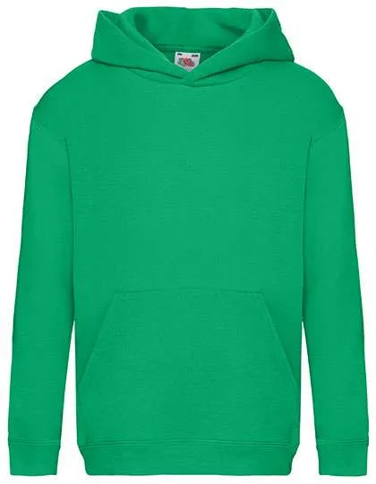 Fruit of the Loom Premium Kapuzenpullover mit Tasche für Kinder, Kelly Green 128, F421K