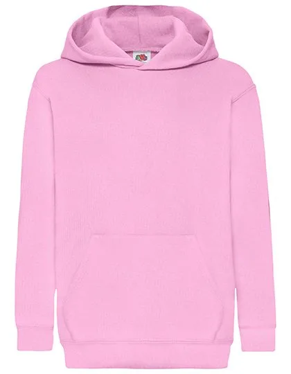 Fruit of the Loom Classic Kapuzen-Sweat mit Kängurutasche für Kinder, Light Pink 140, F421NK