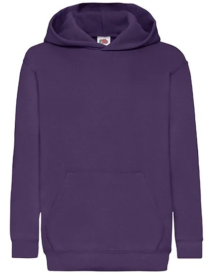 Fruit of the Loom Kids´ Classic Hooded Sweat Purple 140 (F421NK), F421NK