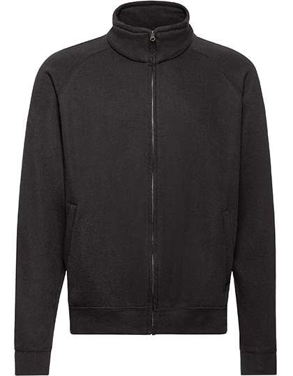 Fruit of the Loom Classic Sweatjacke mit Stehkragen, Black S, F457N