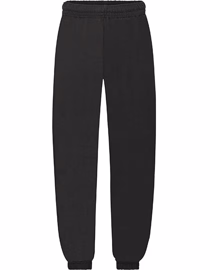 Fruit of the Loom Pantaloni da Jogging con Polsini Elastici per Bambini, Black 116, F480NK