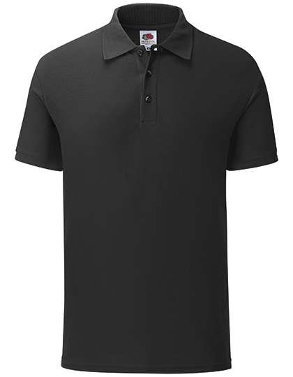 Fruit of the Loom 65/35 Piqué Polo mit Tailored Fit, Black S, F506
