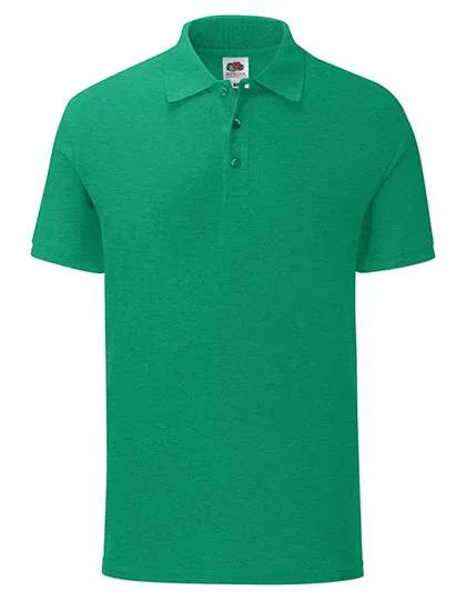 Fruit of the Loom Schmales Fashion Fit Poloshirt Baumwolle, Heather Green 3XL, F512