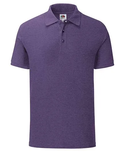 Fruit of the Loom Schmales Fashion Fit Poloshirt Baumwolle, Heather Purple S, F512