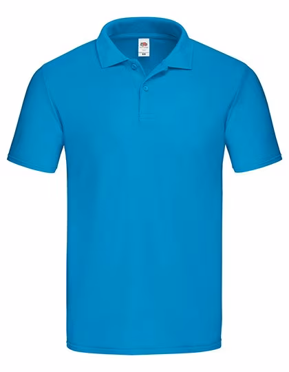 Fruit of the Loom Klassisches Poloshirt mit 2-Knopf-Leiste, Black XXL, F513